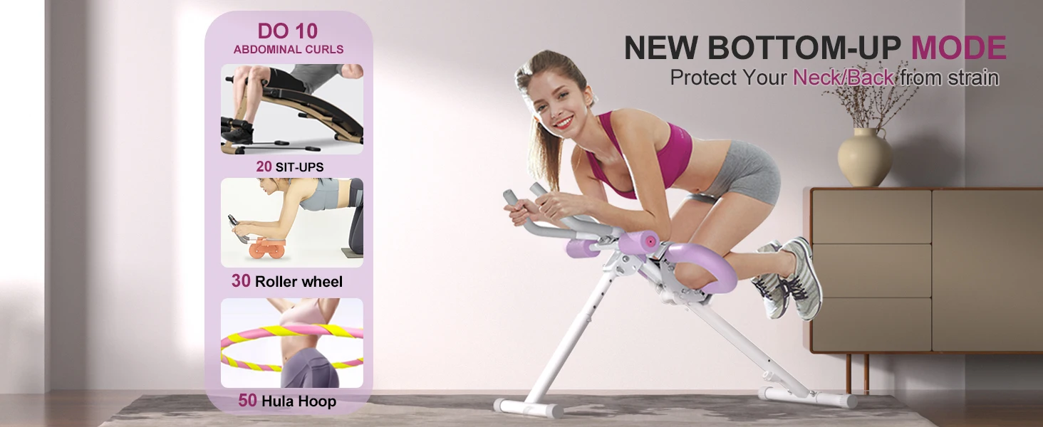 Exercise Equipment Foldable Abdominal Trainer Flybird Ab