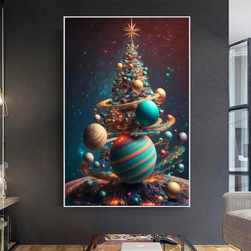

5D Diy 100%Crystal Diamond Painting Christmas tree Square Mosaic Embroidery Cross Stitch Diamond Art Crystal Home Docer 20231111