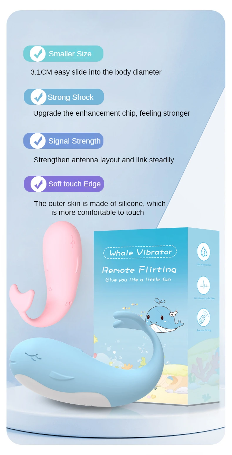 Wireless Remote Control Vibrator Female Masturbator Thermostatic_voghion.com