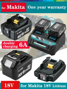 Аккумулятор 18 В для makita BL1860 BL1850B BL1850 BL1840 BL1830 аккумулятор и зарядное устройство для отвертки 18 В Замена аккумуляторов для электроинструмента.