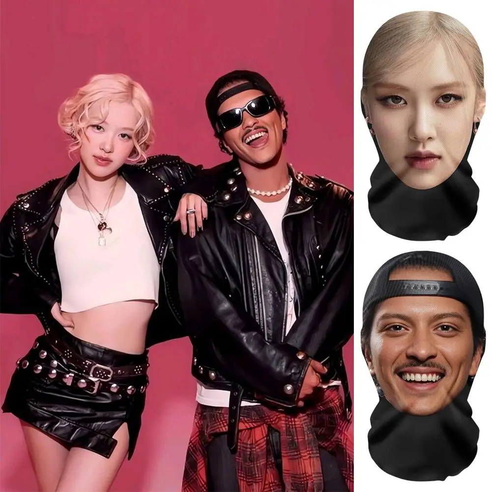 3D Printed Seamless Face Mask Rose Mars Celebrity All Mask Funny Head Cover Riding Scarf Cosplay Headwear