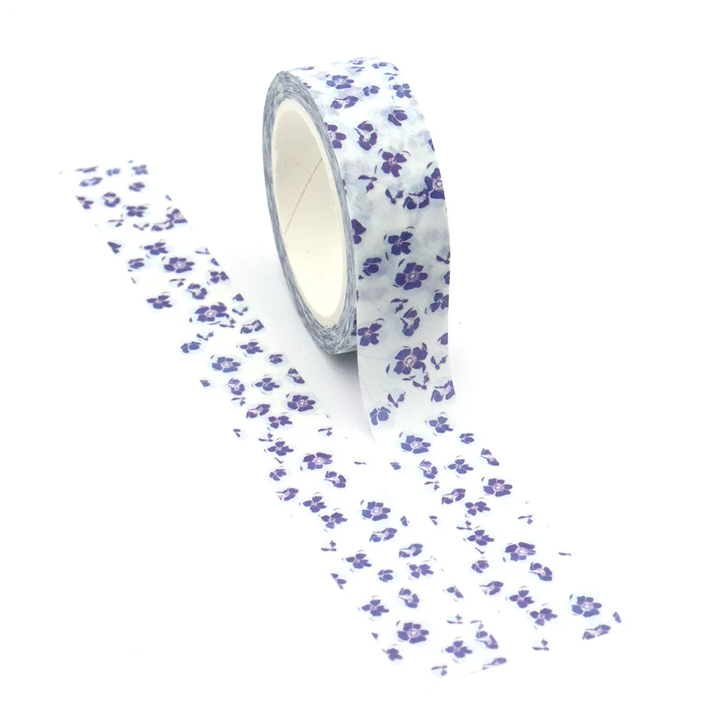 

NEW 1PC 15mm x 10m Floral Tape Masking Adhesive Washi Tapes Office Supplies Scrapbooking Stationary Tapes Stickers