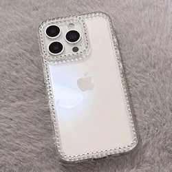 Luxury Glitter Jewelled Transparent Shockproof Phone Case - iPhone XS Max (A)