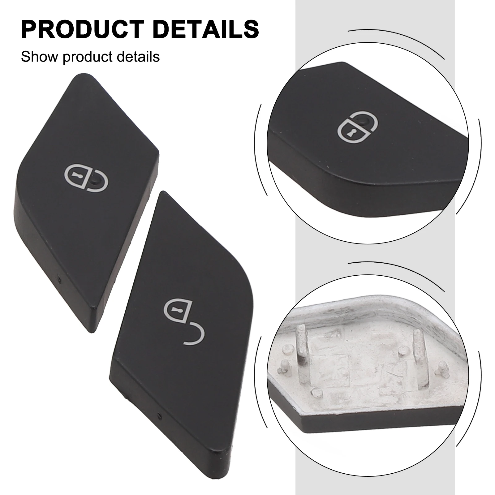 전면 좌측 플라스틱 스위치 잠금 장치 단추, 자동차 트럭 부품, 직접 교체 문짝 잠금 제어, 신제품