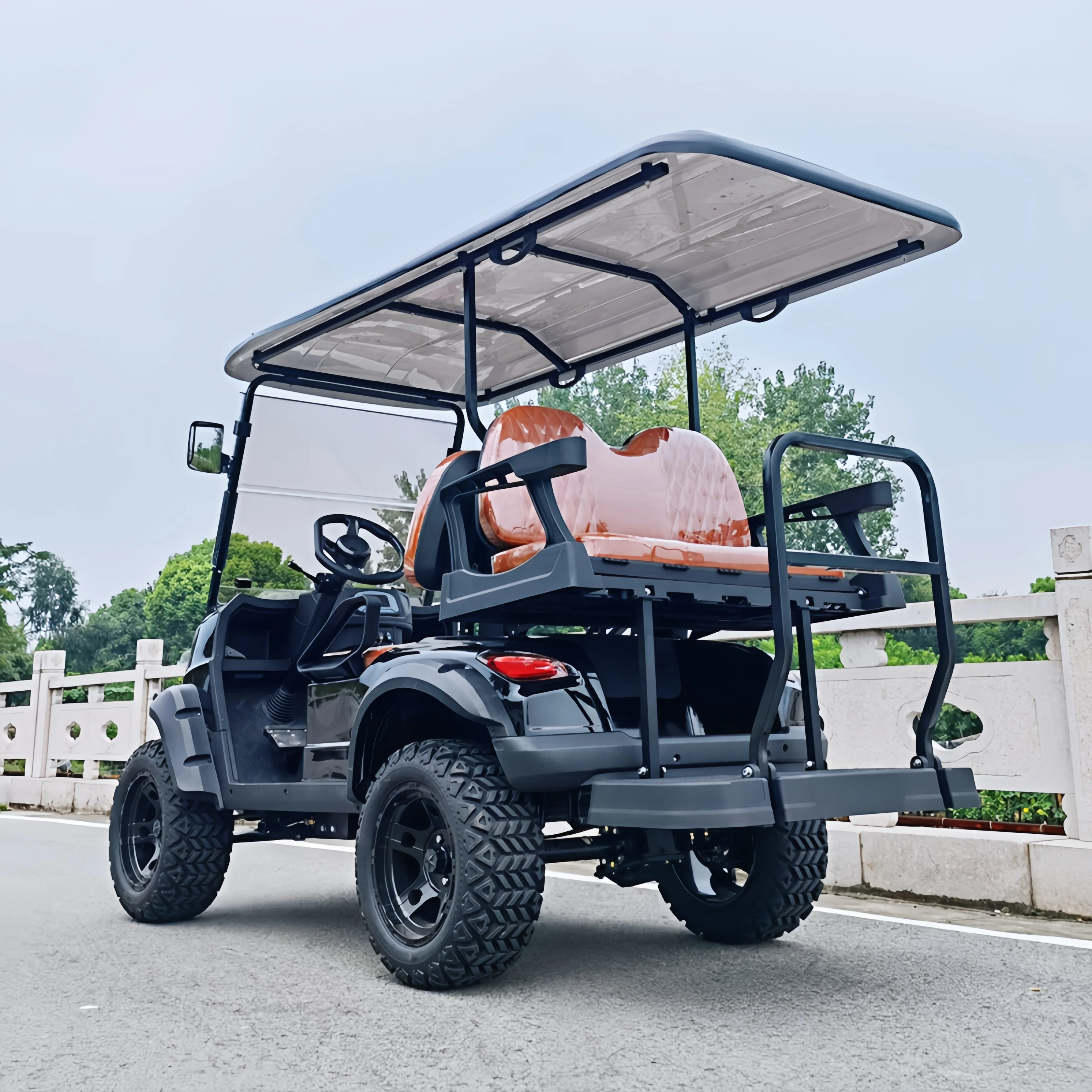 chinese Best-selling in stock Independence suspension Kinghike electric golf cart