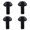 4 Pcs Bicycle Water Bottle Cage Bolt Cycling Accessories Kettle Holder Aluminum M5 Screw Handle Bikes Part for MTB Road Bike 3