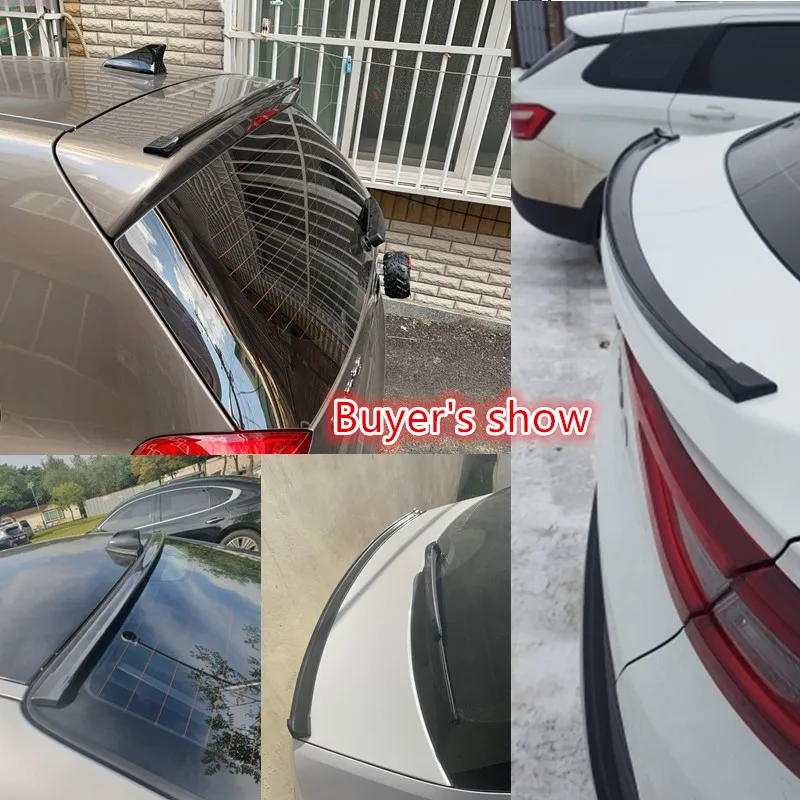 1.5M 자동차 스타일링 5D 탄소 섬유 스포일러 스타일링 DIY Refit Spoiler Universal For BMW Toyota Honda KIA Hyundai Opel Mazda