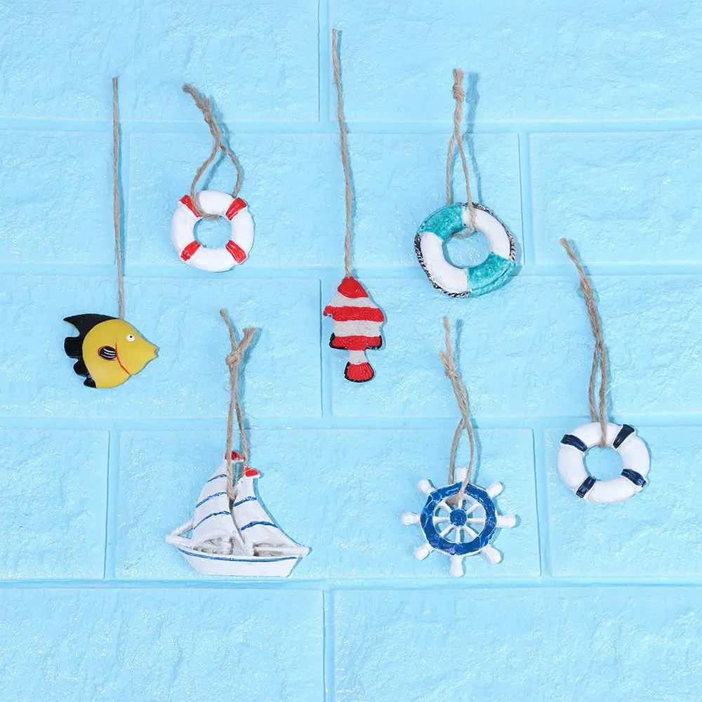 Decorazioni Per La Casa Ciondolo Salvagente Artigianato Di Pesce Mini Accessori Per La Pesca Stella Marina Decorazione Appesa