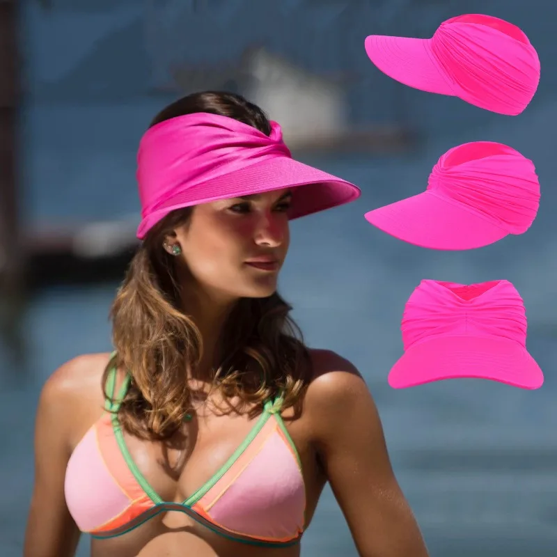 Beach Sun Hat Women Spring and Summer New Empty Top Hat Sun Protection Women Outdoor Sports Beach Accessories