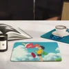 Cartoon Ponyo New Super Absorbent Coffee Dish Kitchen Absorbent Draining Mat Drying Mat Quick Dry Bathroom Placemat 6