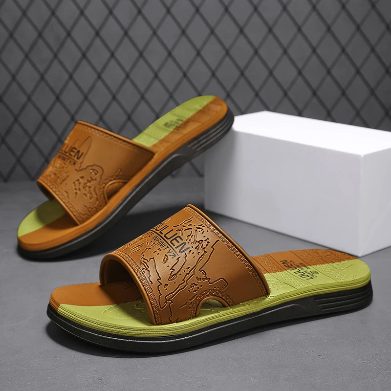 여름 유행 슬리퍼 야외 남성 신발 Size39-44