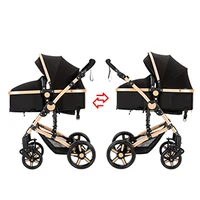 Poussette pour bébé, poussette 3 en 1, poussette pliable, poussette légère, poussette de luxe, poussette haute, poussette pour nouveau-né, landau, poussette avec sac à langer, poussette avec siège auto 5
