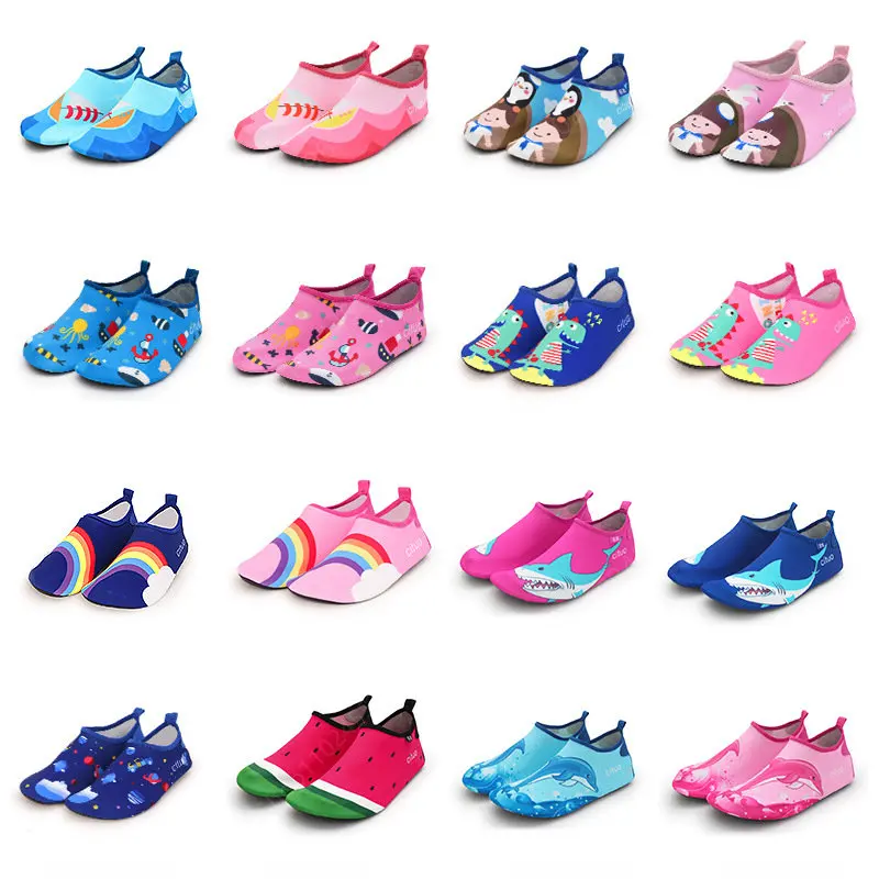 

Children Beach Shoes Baby Soft Floor Indoor Slipper Snorkeling Swim Socks Boys And Girls Anti-slip Home Barefoot Kids Slippers