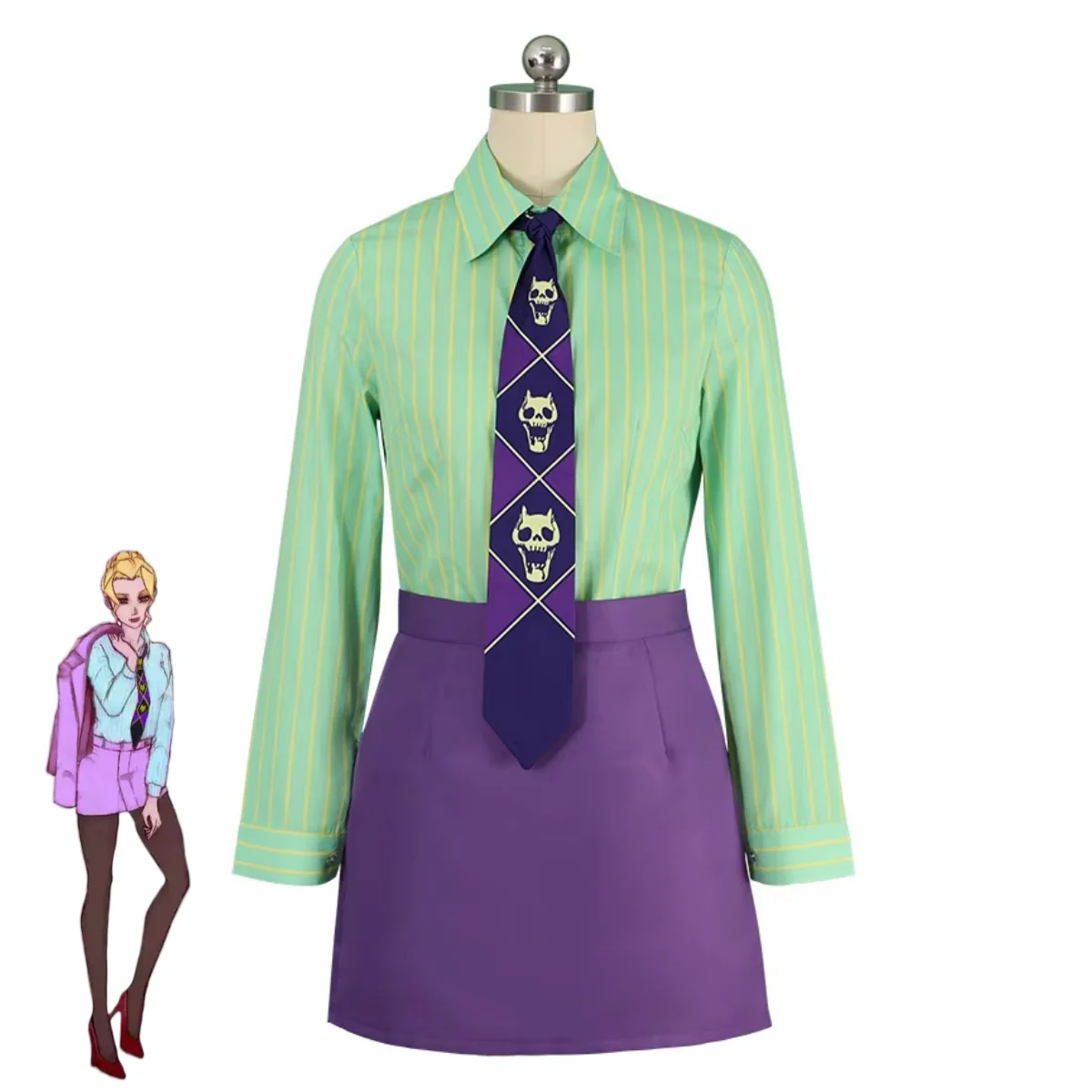 JoJo's Bizarre Adventure: Kira Yoshikage | Suit Cosplay Costume 22 JoJo's Bizarre Adventure Kira Yoshikage Suit Cosplay Costume