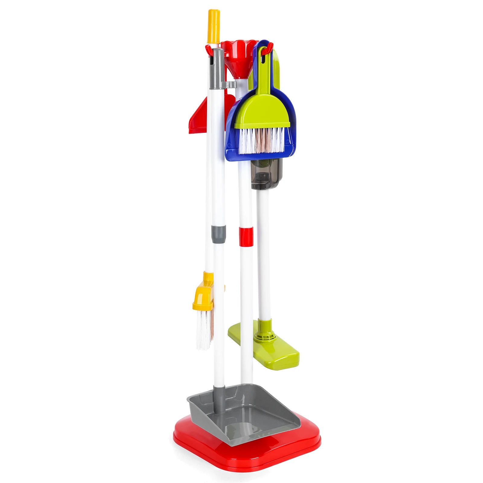 29 Pcs/Set Kids Play House Cleaning Toys, Mini Duster Mob Vacuum Dust Box Broom Toy, Children Role Play Educational Toy, Form Go