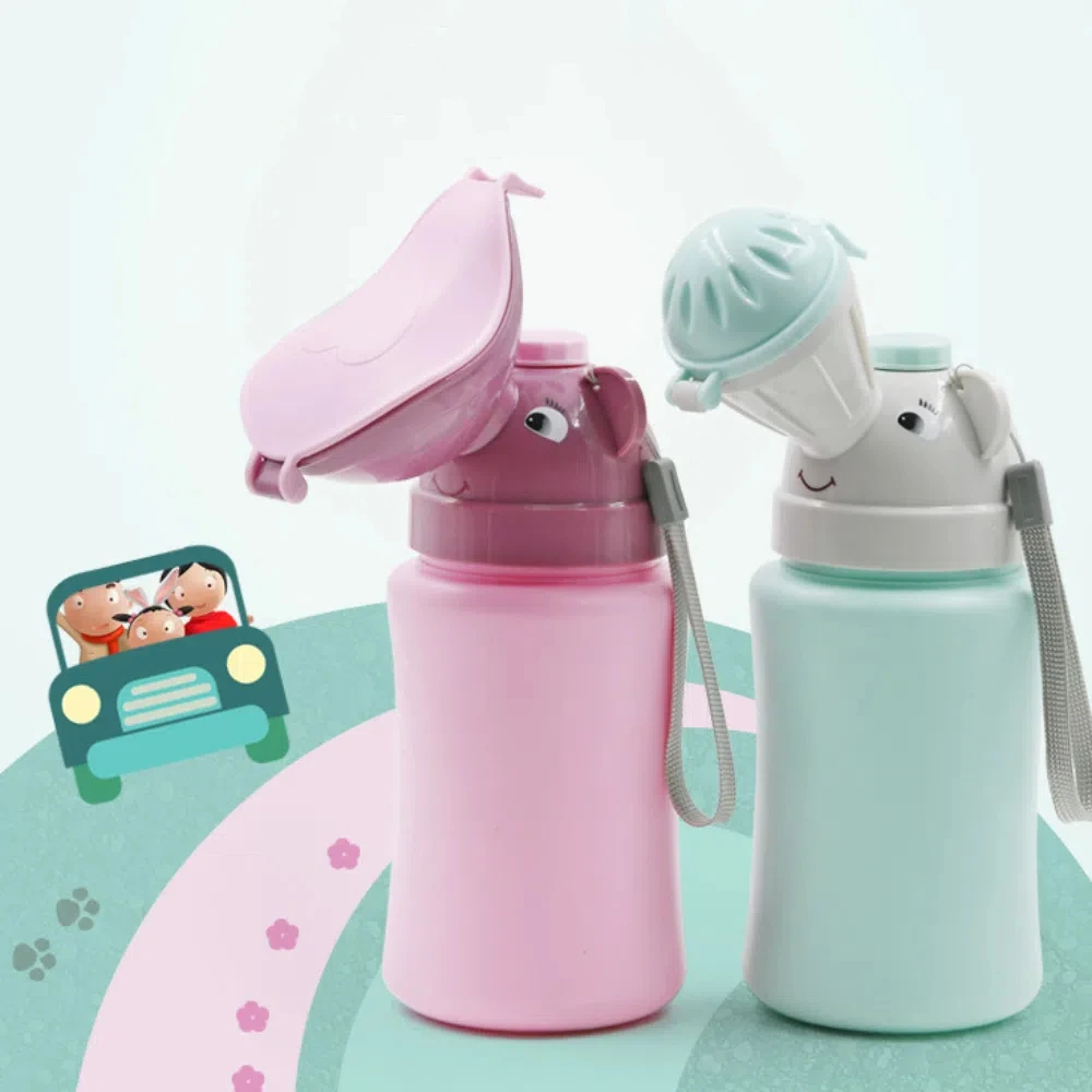 Lightweight Portable Baby Hygiene Toilet Blue Anti-leakage Emergency Toilet Pink Potty Bottle Girls