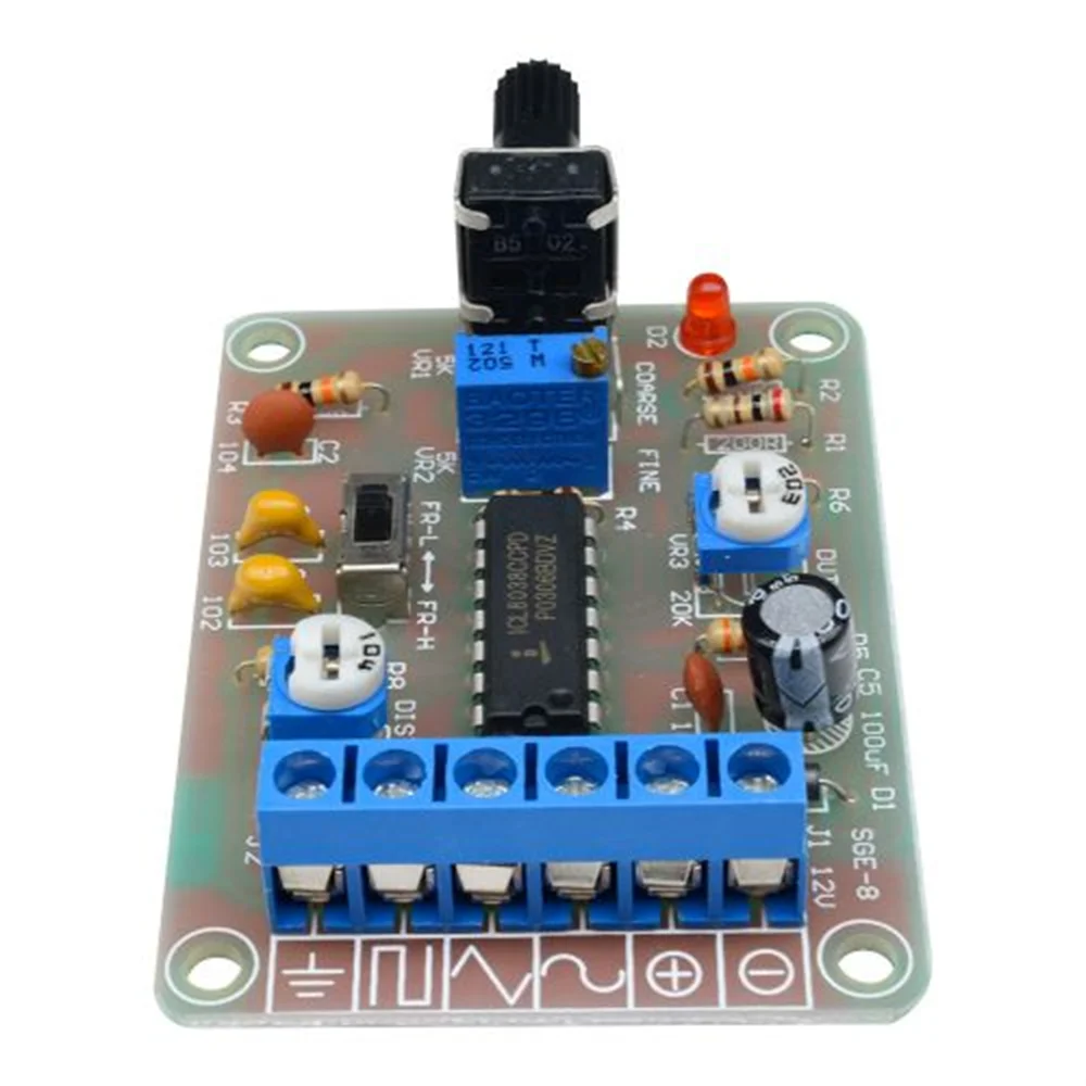 ICL8038 Monolithic Function Signal Generator Module Sine Square Triangle Welded DIY Kit