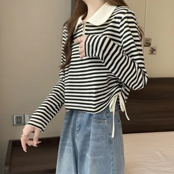 Striped Teddy Polo Shirt 1