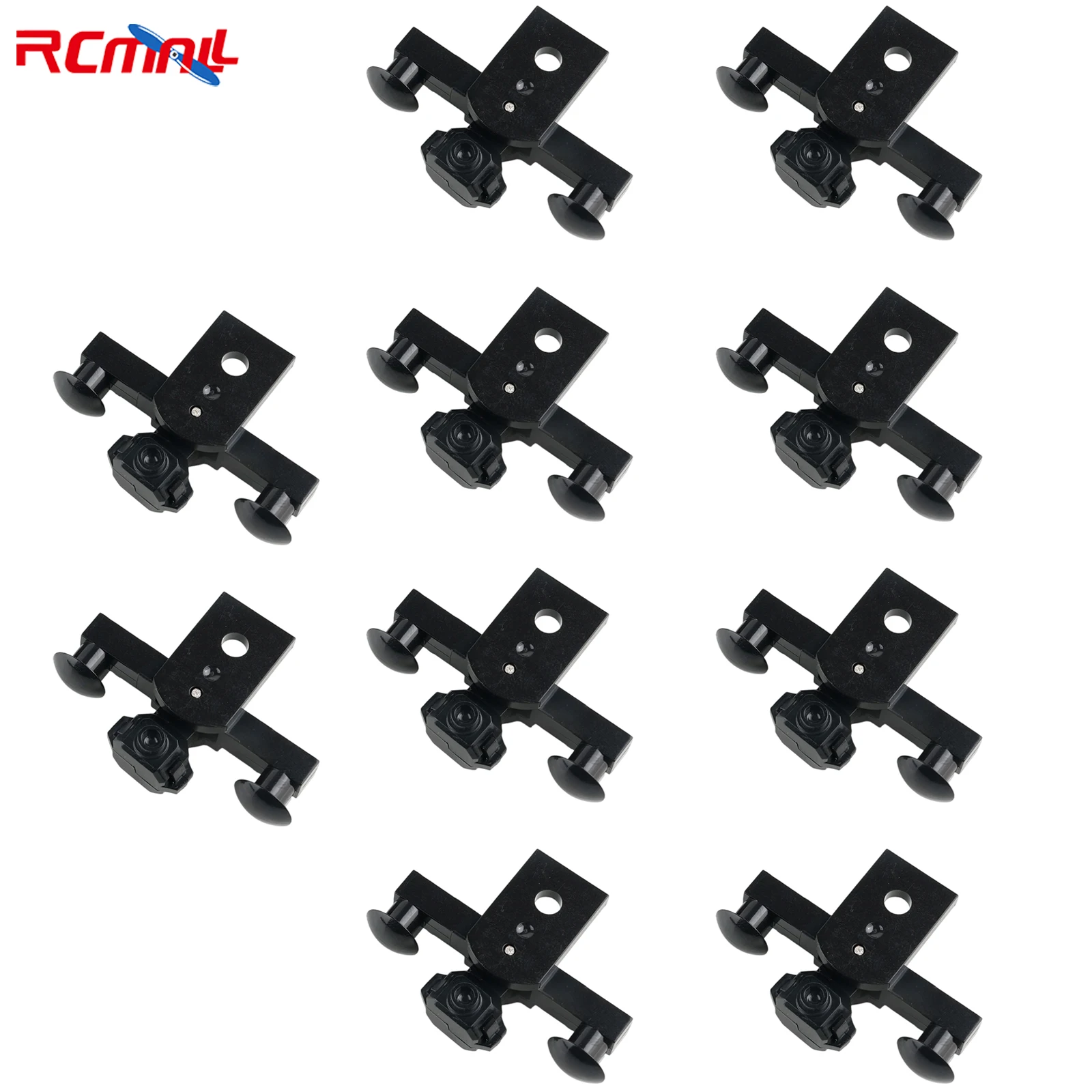 10PCS 기차 자석 버퍼 커넥터 빌딩 블록과 호환 가능 E-V3 전원 기계 세트..