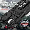 For iPhone 16e Case For iPhone 16e Cover Bumper Shockproof Armor PC Silicone Slide Camera Lens Protector Cover For iPhone 16e 6