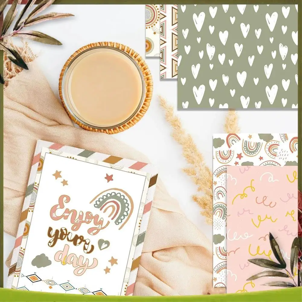 새로운 12인치 X 12인치 귀여운 무늬 카드지 스크랩북 종이, 카드만들기 공예 종이 팩 24개