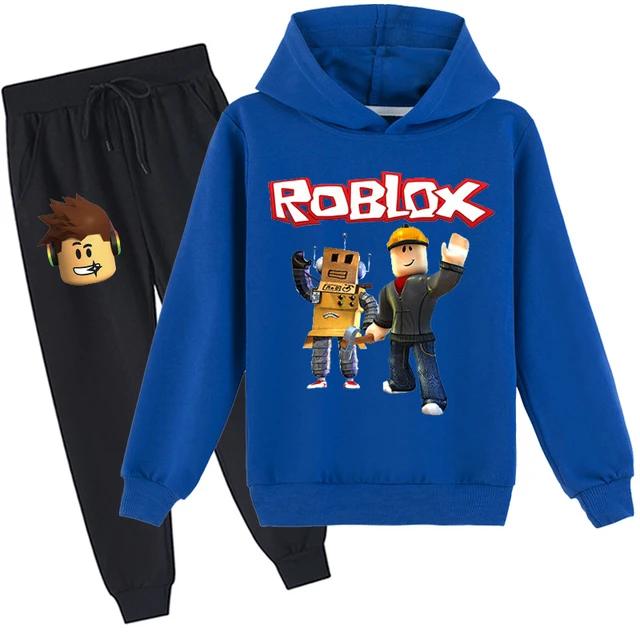 ROBLOX-Camiseta infantil de manga curta, roupa de algodão, desenhos  animados, fofo, casual, moletom para meninos e meninas, verão - AliExpress