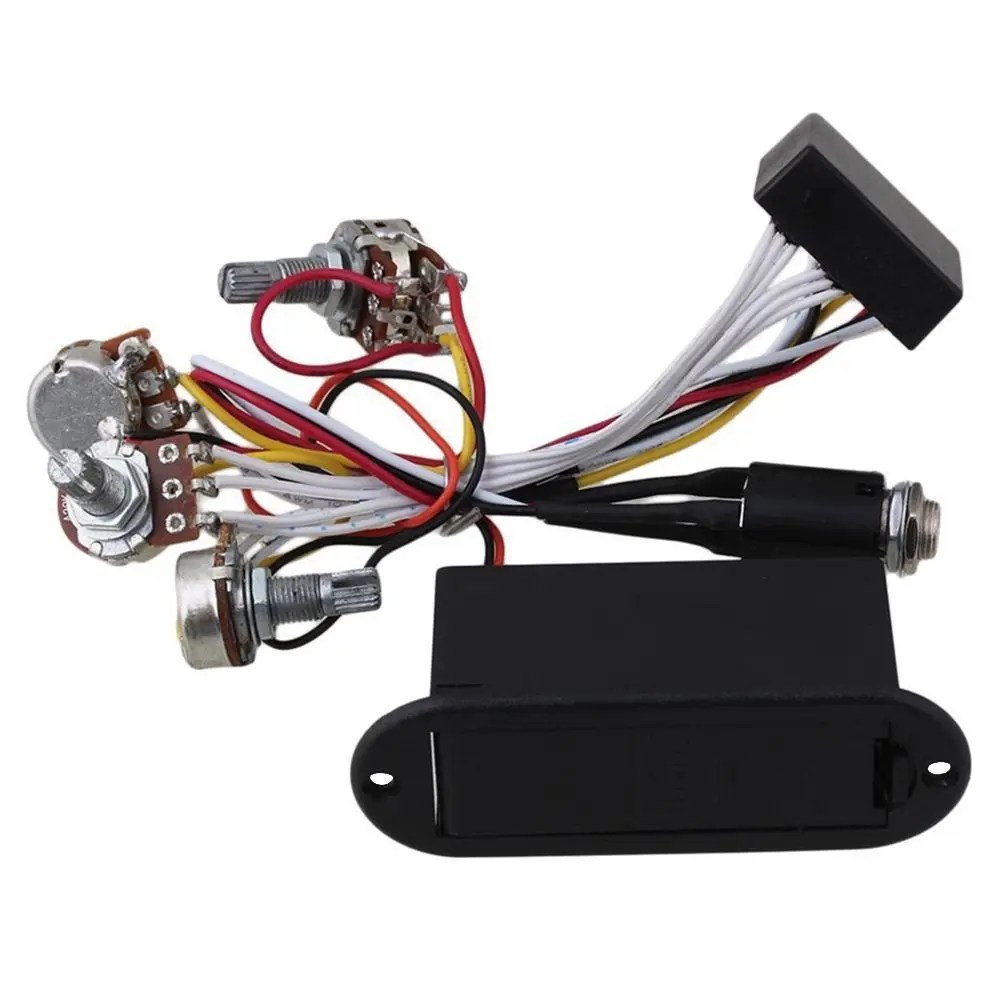 

2-полосный активный эквалайзер Preamp Circuit Pickup Black