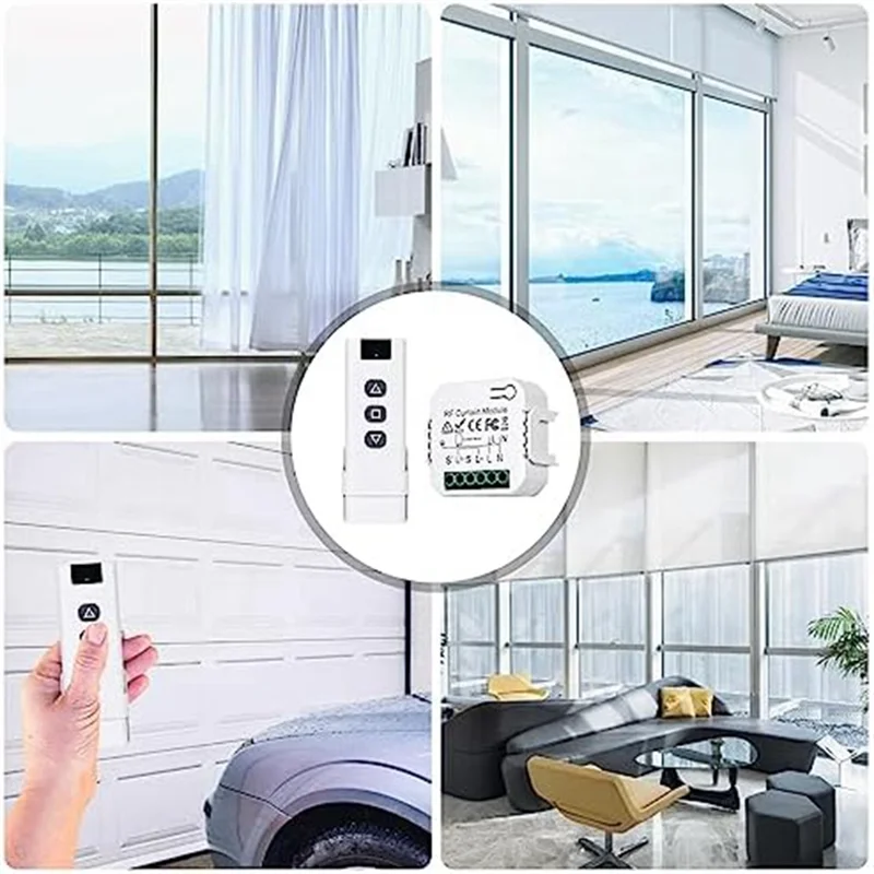 HFIL-Tuya Wifi 스마트 커튼 스위치 컨트롤러 롤러 블라인드 셔터 모터..