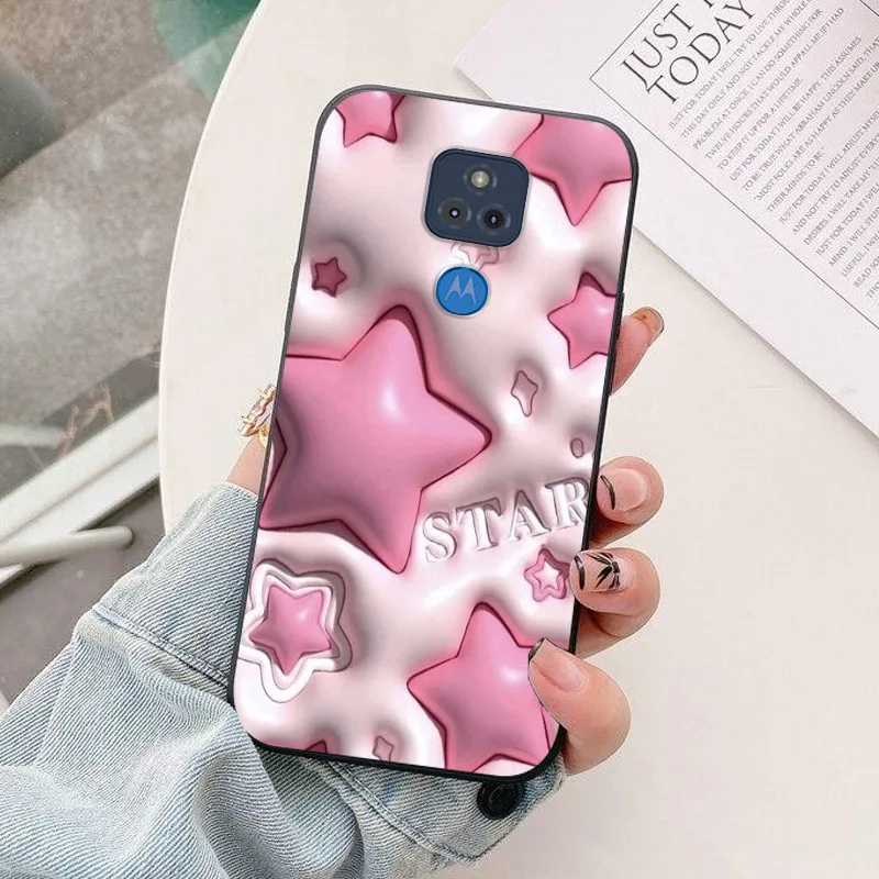 Sleek Silicone Protective Case for Motorola G Play 2021 - Fashionable TPU Back Cover Bumper