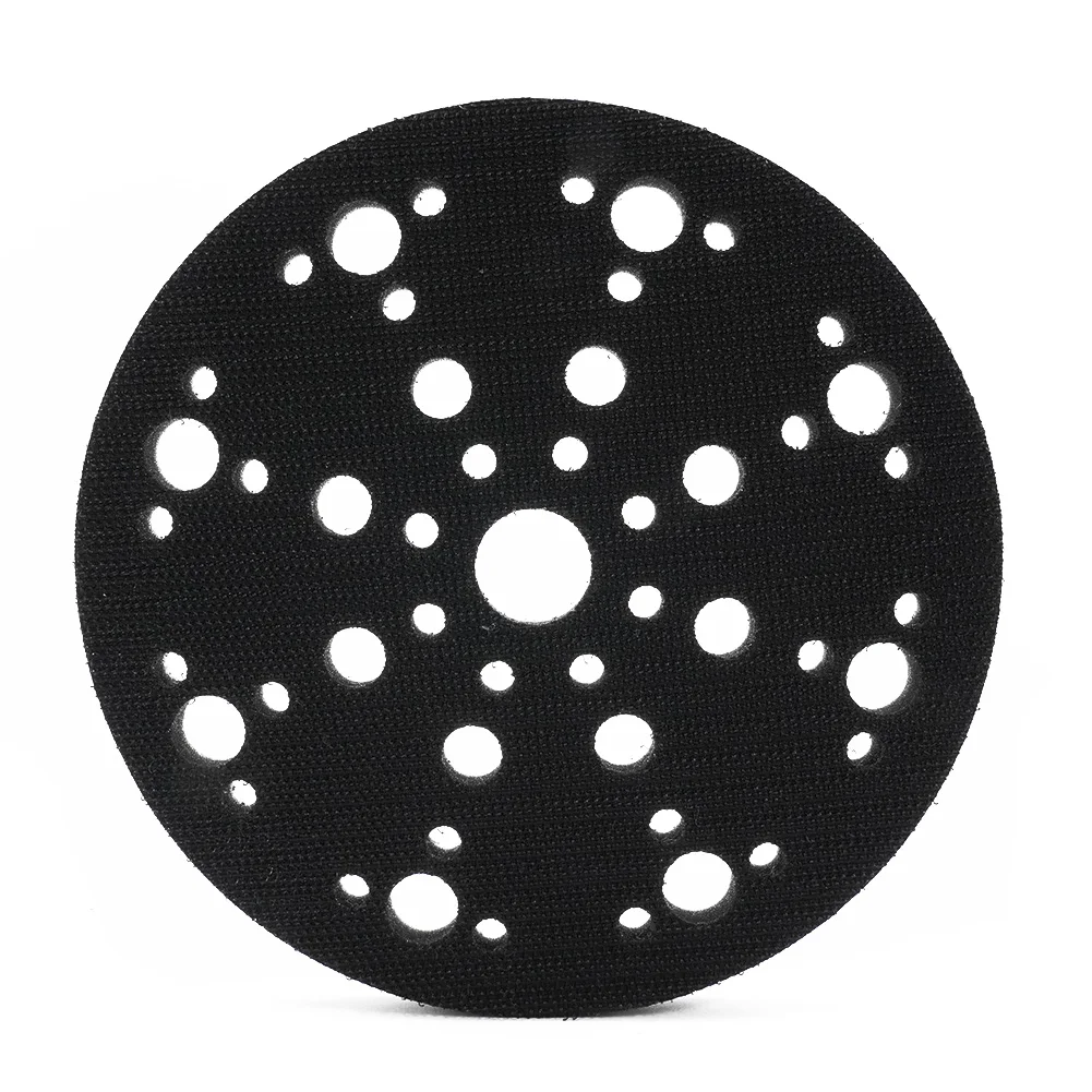 

Soft Polishing Pad 150mm 48 Holes Interface Pad Loop Hook Sanding Backing Pads For Sander Buffer Power Tools Accessorie