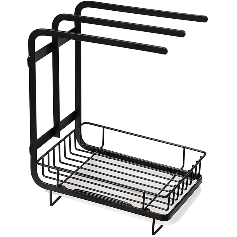 

Kitchen Sink Caddy Organizer Sponge Holder For Sink,Caddy Sponge Soap Scrubbers Holder,Kitchen Counter Organizer