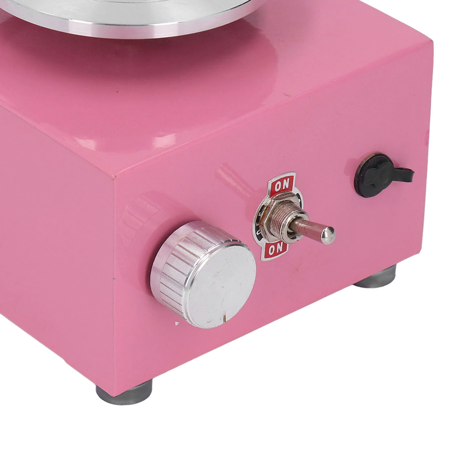 Kids Pottery Machine Mini Pottery Wheel Stable Turntable 100-240V for