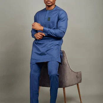 Tunji Long Sleeve Kaftan Outfit