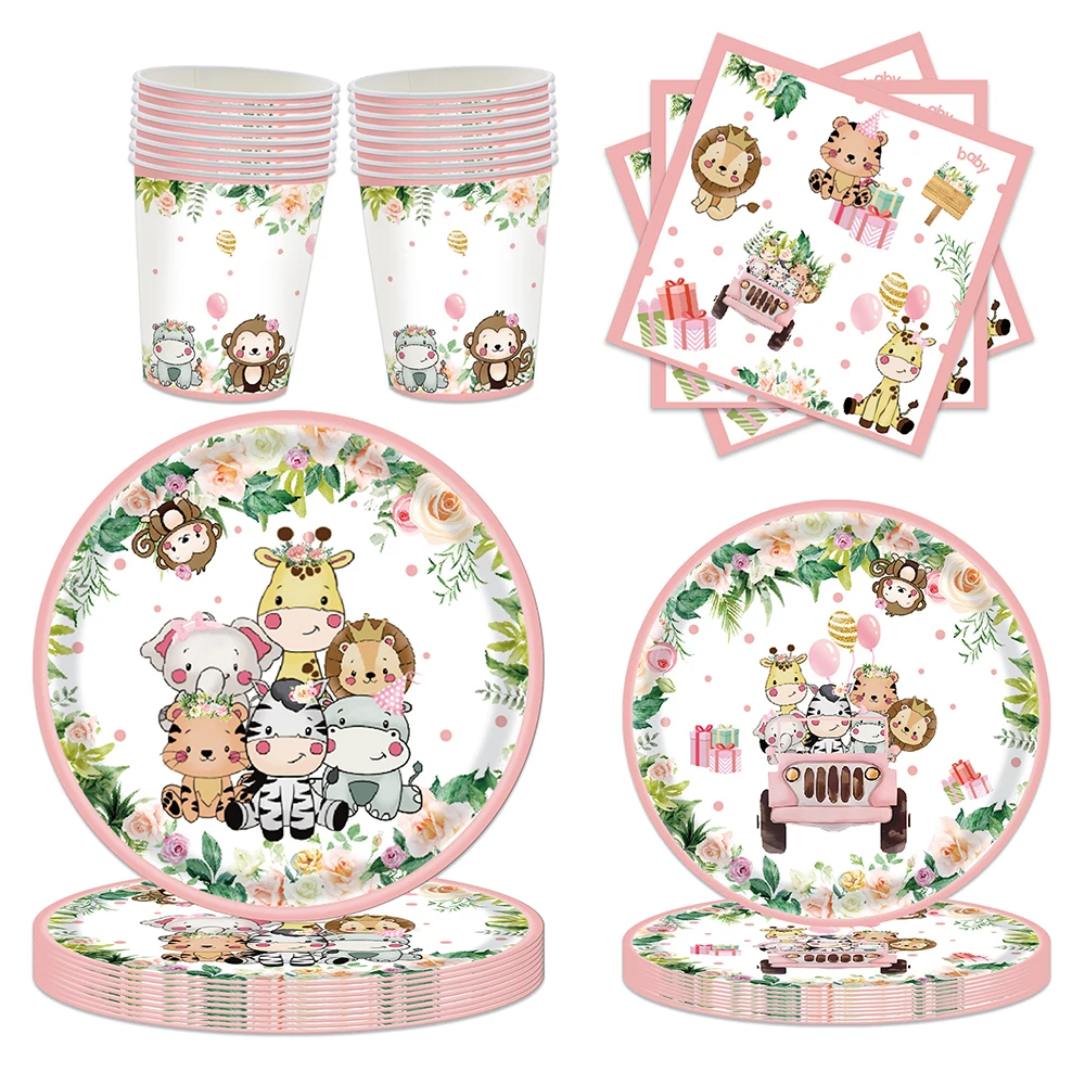 

Декор для вечеринки в джунглях на день рождения, скатерть с изображением животных, пальмовой ладони для будущей матери, чашки, тарелка, товары для украшения диких деревьев и сафари, 1-я детская Декорация