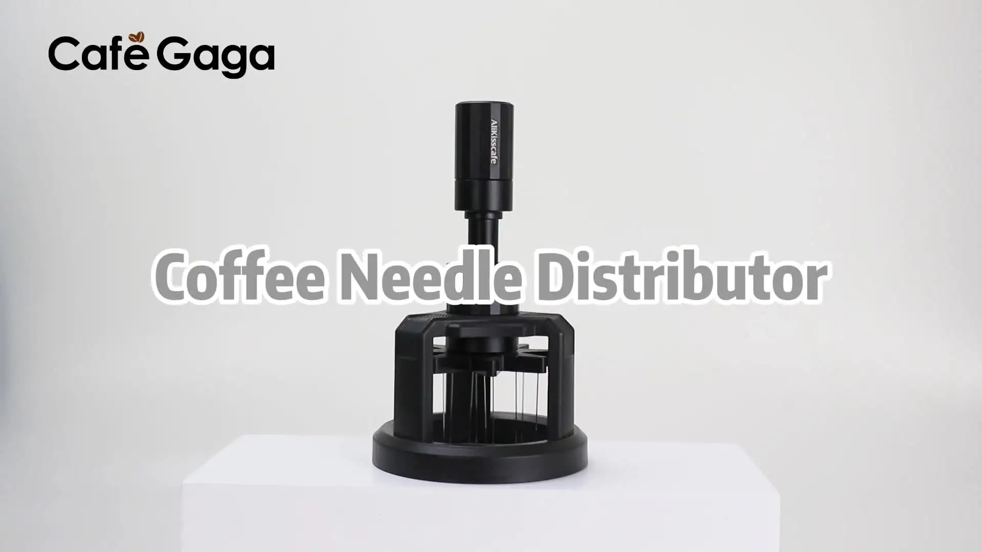 Lexivt WDT Tool con aghi fini in acciaio inox da 8 x 0,4 mm, distributore di aghi per caffè, facile conservazione, lega di alluminio, nero (2 aghi di ricambio