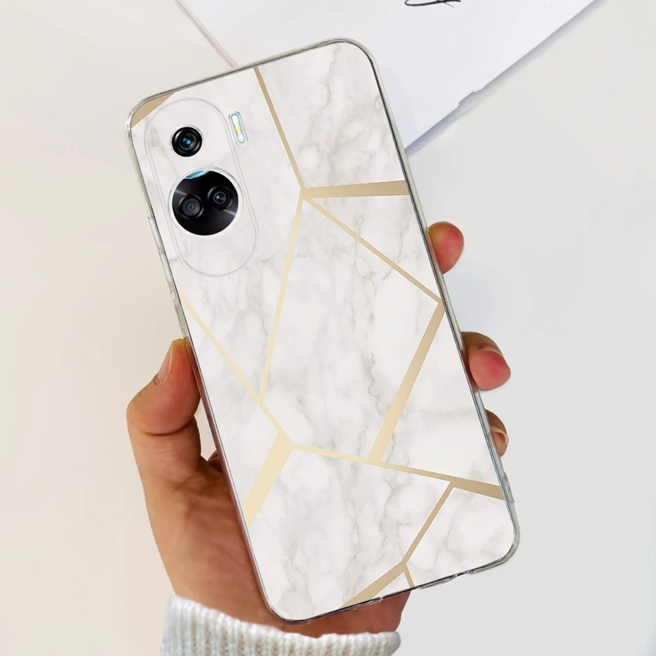 Stylish Pattern Soft Silicone Clear Back Cover