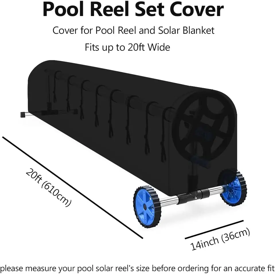 20 Feet Inground Pool Reel Set Cover Waterproof UV Resistant Inground  Swimming Pool Solar Blanket Reel Roller Covers - AliExpress