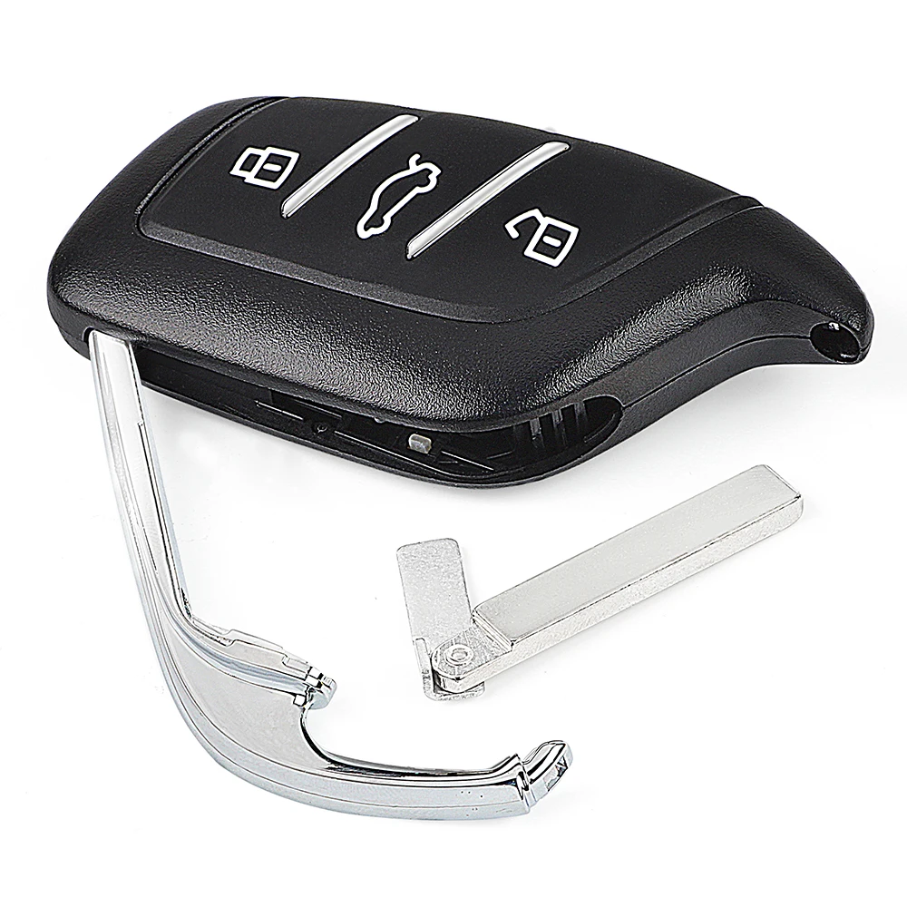 Enhanced Car Key Shell Case with 3 Buttons - Smart Remote Fob Replacement