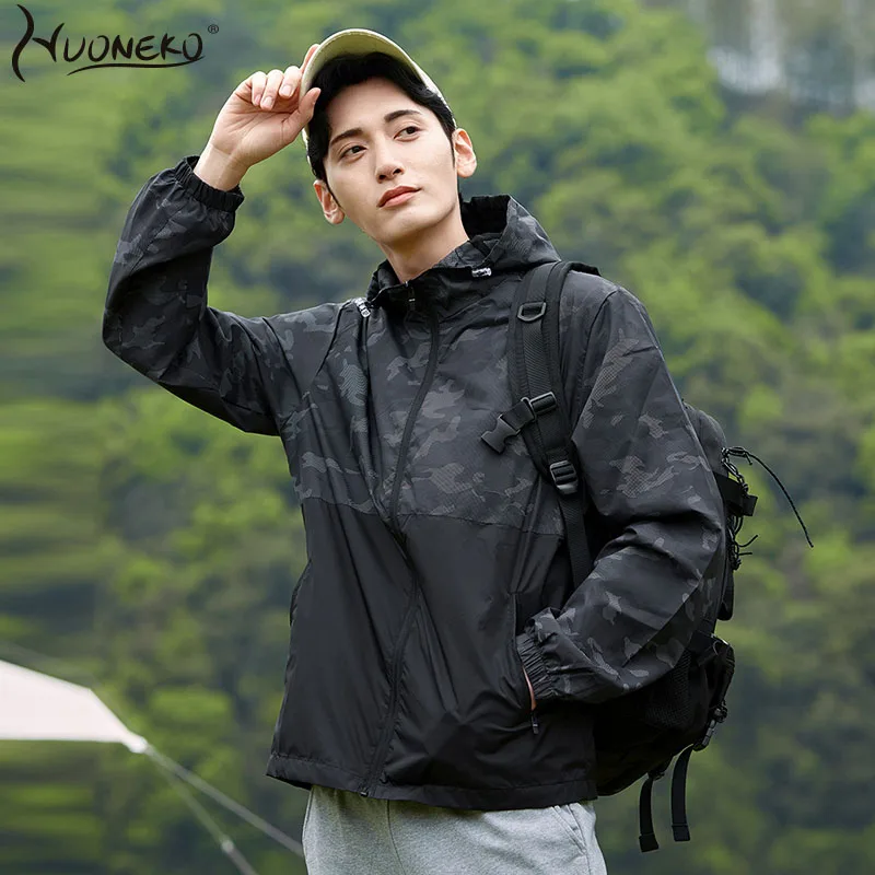 

Spring Autumn Coat Men Casual Jacket Camouflage Outerwear Sports Breathable Windproof Colorful Tops Clothes 5XL Jackets WCO09
