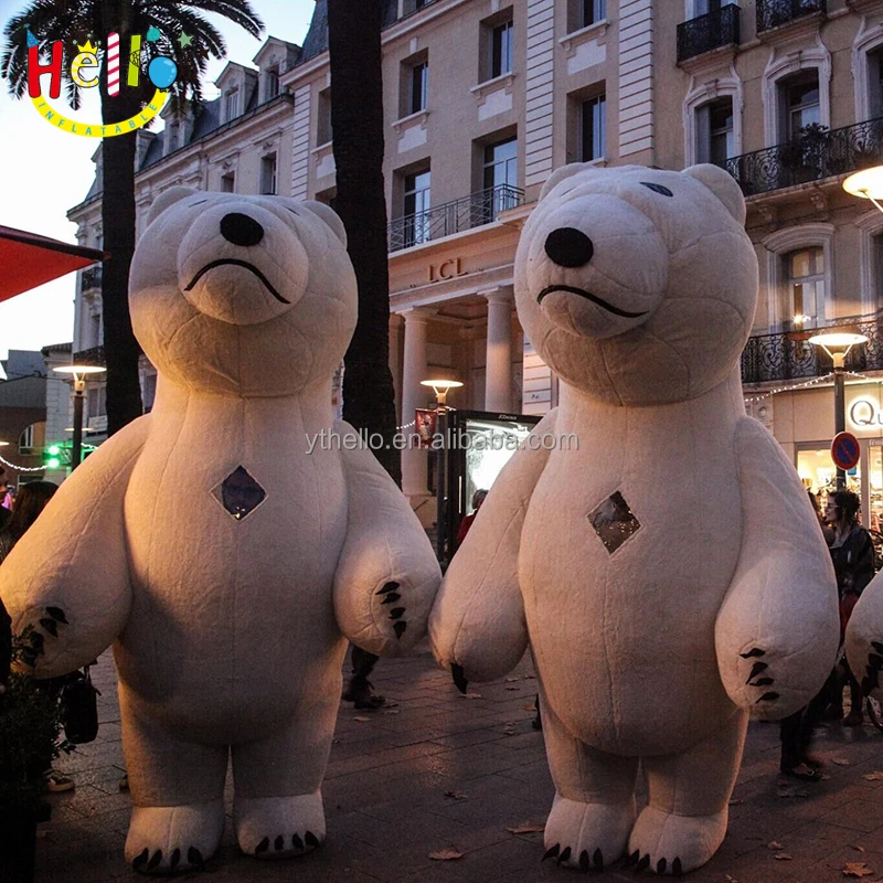 Inflatable Animal Suit Polar Bear Inflatable Performance Costumes