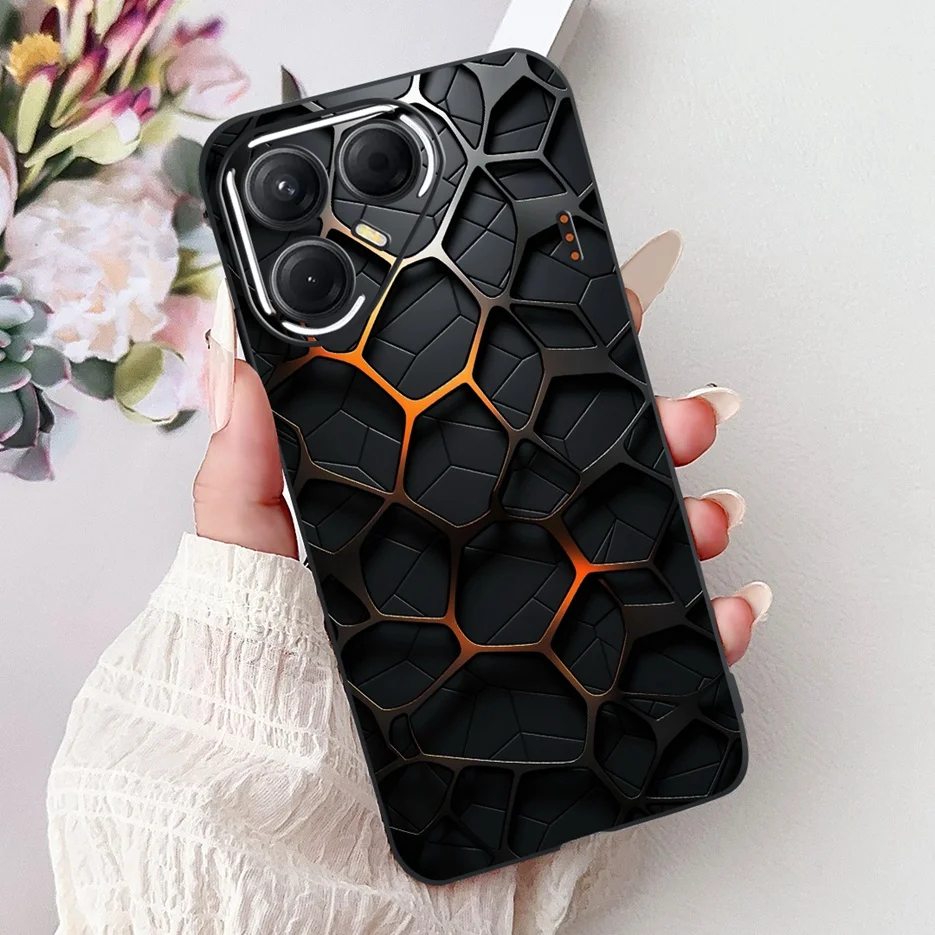 Stylish Painted Soft Silicone Phone Case Cover