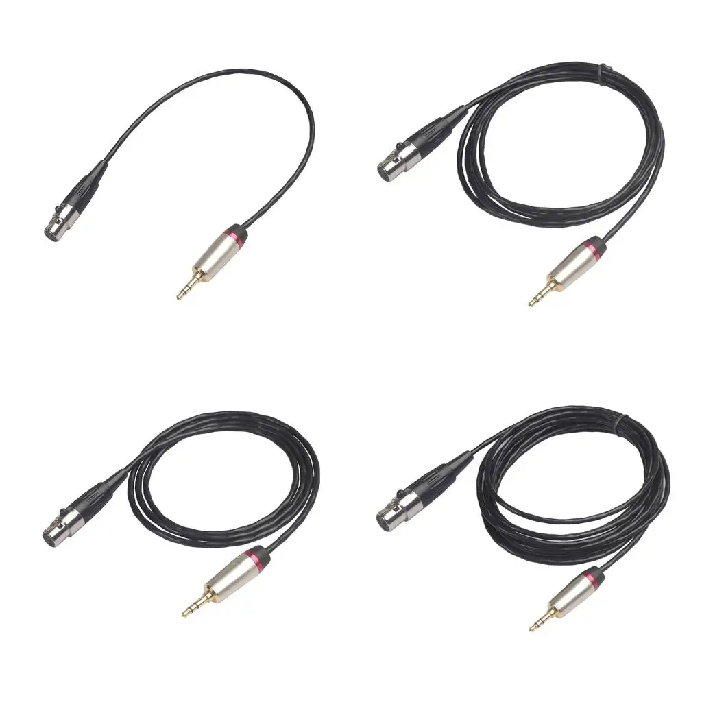 3.5mm 스테레오 케이블에서 XLR 암 3핀 수 연결 케이블