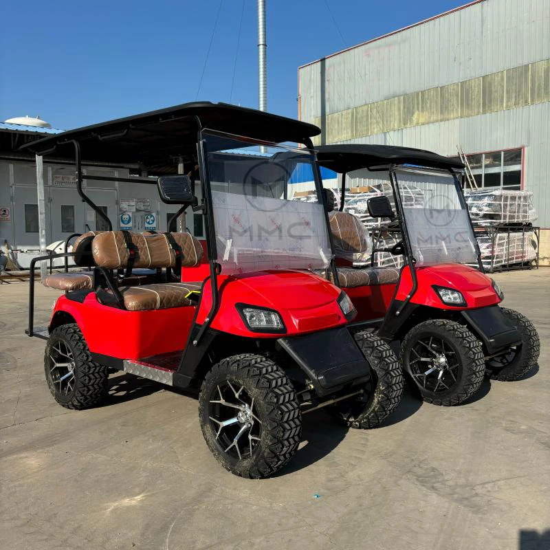 Factory Direct 4 Seater Golf Cart Prices Are Practical Electric Scooter Global Sale New Lifted Golf Cart With cargo box