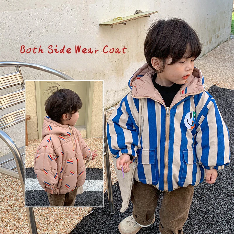 Cotton-padded Jacket Coat for Kids Boys Winter 1-11Year
