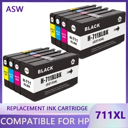 For HP 711XL 711 HP711 Replacement Ink Cartridge Full With Ink Compatible For HP DesignJet T120 T520 Printer