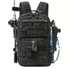 1000D Nylon Waterproof Fishing Backpack Fishing Tackle Storage Bag Double Shoulder Sling Bag for Outdoor Fishing Hunting Hiking 1