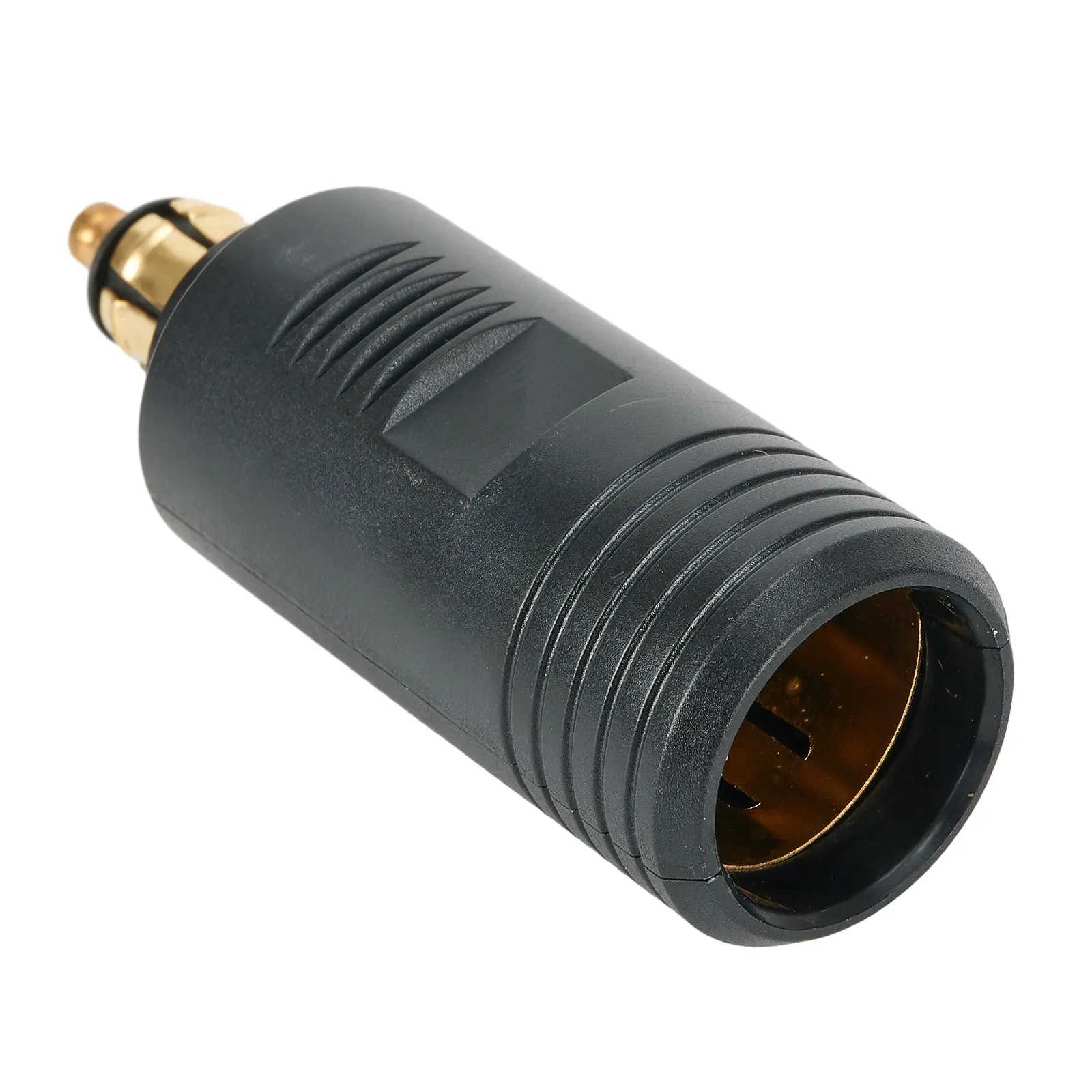 

Cigarett Lighter Adapter 63 X 27mm Compact Size Lightweight EU PLUG For Motorcycle 2.48x1.06in Car Audio Brand New