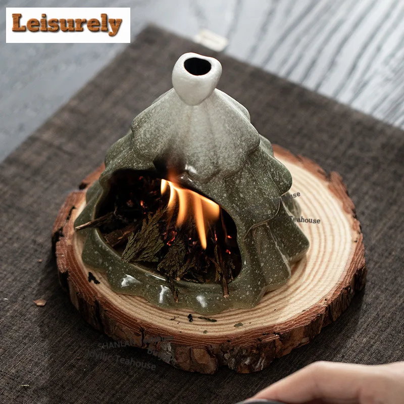 Christmas Tree Incense Holder Incense Smoke Waterfall Incense Burners Meditation Censer Tableware Accessories Ornaments Supplies