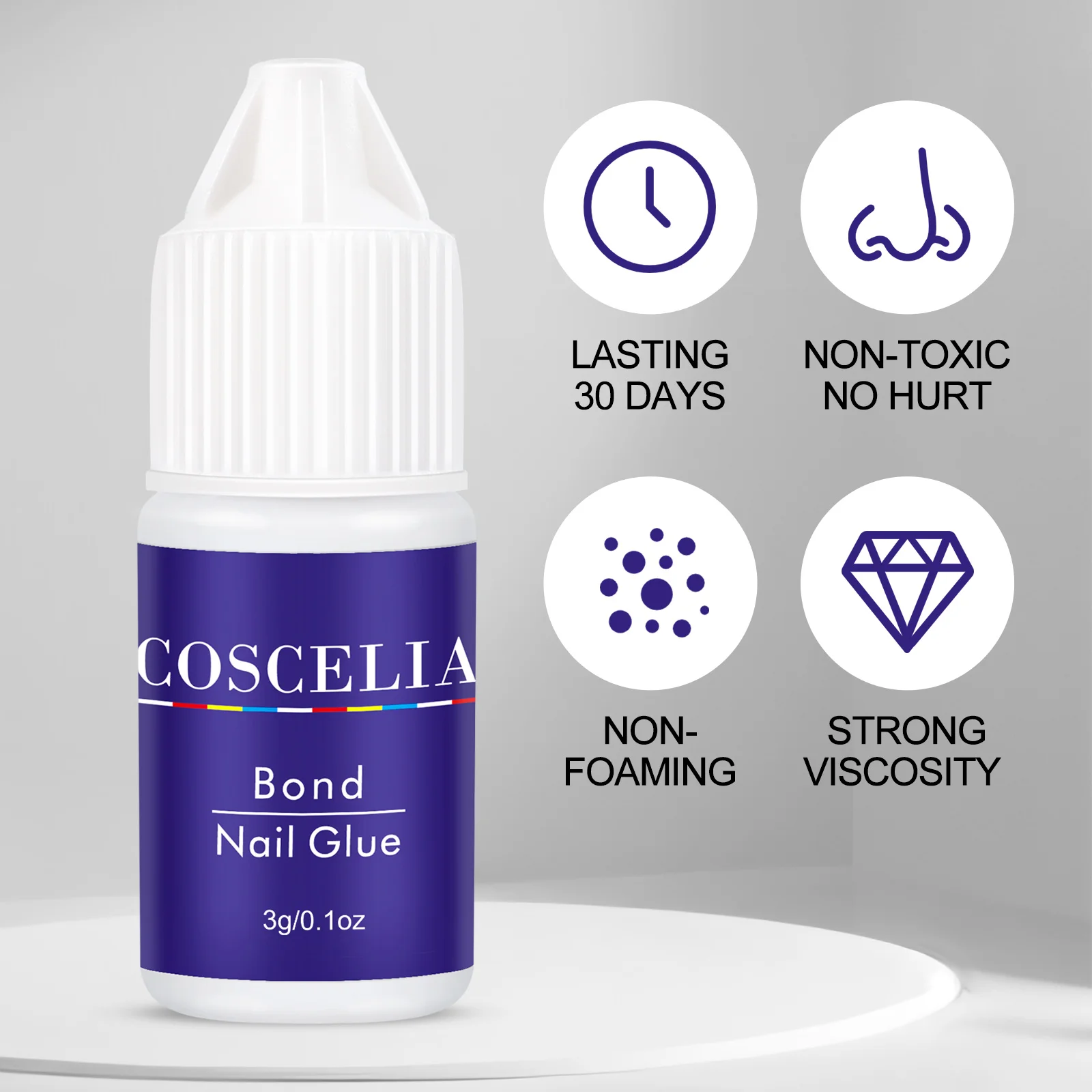 1/3/5/10/15/20pcs Fast-dry Nail Glue Professional Nail Tip Bond Glue 2g/3g/10g for False Nail Tips Long Lasting Glue Nail Tools 6