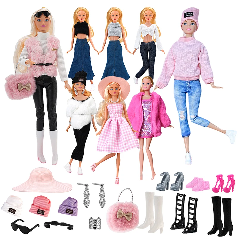 Movie Costume For Barbie Doll Princess Dress Fashion Coat For 1/6 BJD Doll Accessories Costumes Birthday Party Toys